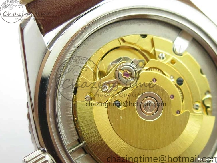 1219 Vintage Seamaster 300 No Date SS B12 Black Dial On Brown Leather Strap A2836 (Free Nylon Strap) Comfortable 7912